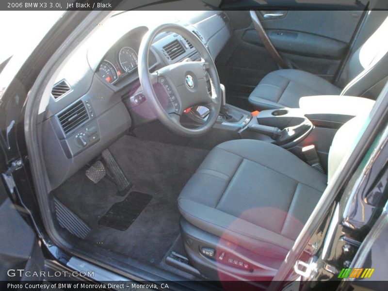 Jet Black / Black 2006 BMW X3 3.0i