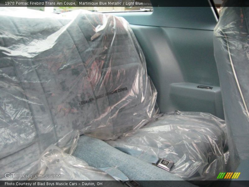 Rear Seat of 1978 Firebird Trans Am Coupe