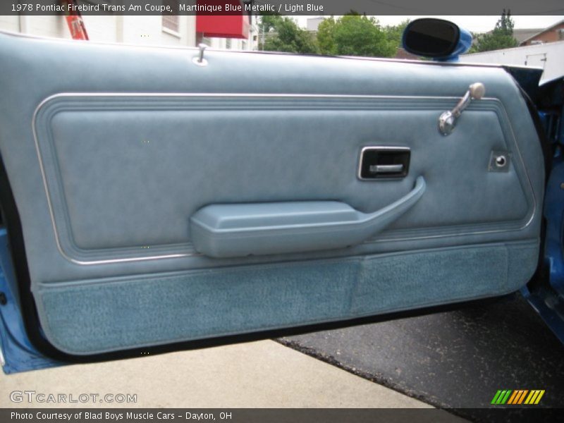 Door Panel of 1978 Firebird Trans Am Coupe