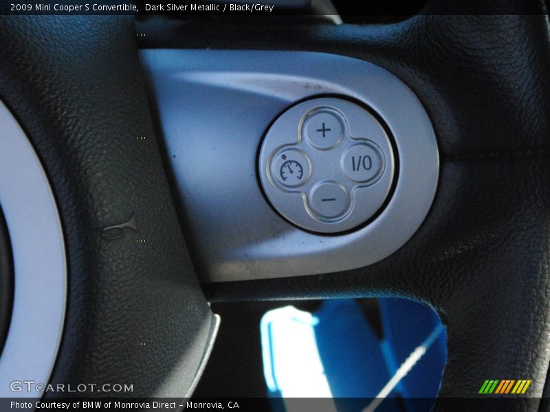 Dark Silver Metallic / Black/Grey 2009 Mini Cooper S Convertible