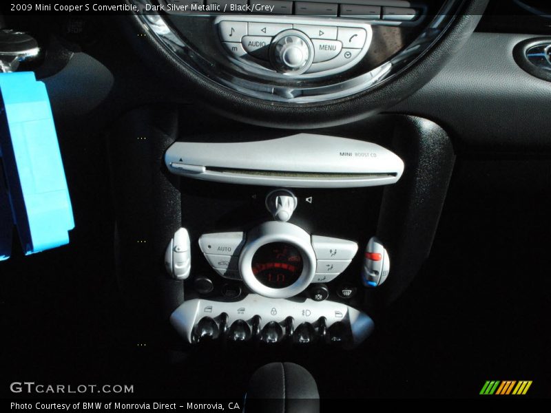 Dark Silver Metallic / Black/Grey 2009 Mini Cooper S Convertible
