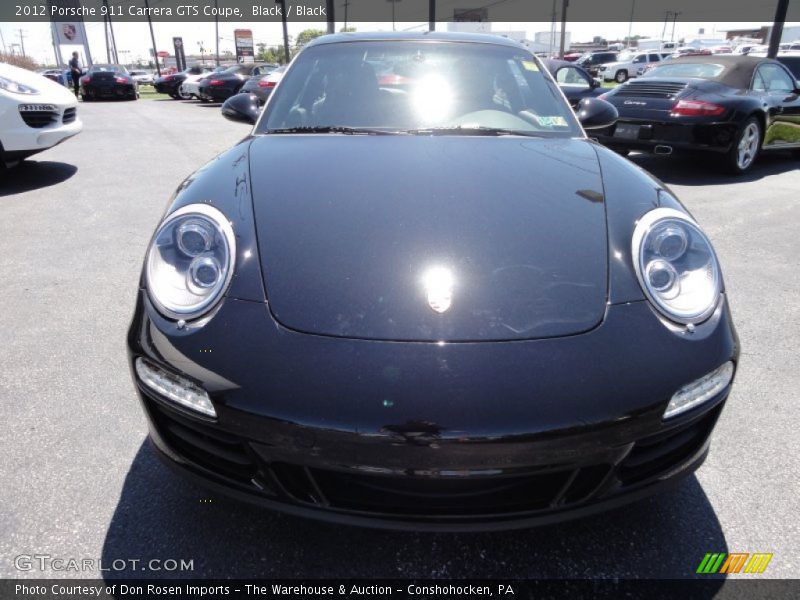 Black / Black 2012 Porsche 911 Carrera GTS Coupe