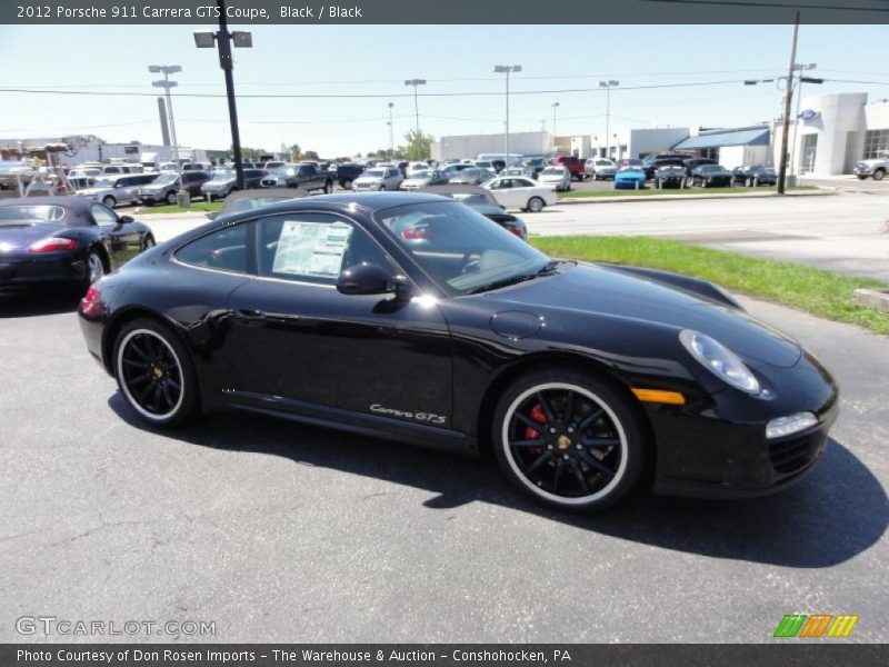 Black / Black 2012 Porsche 911 Carrera GTS Coupe