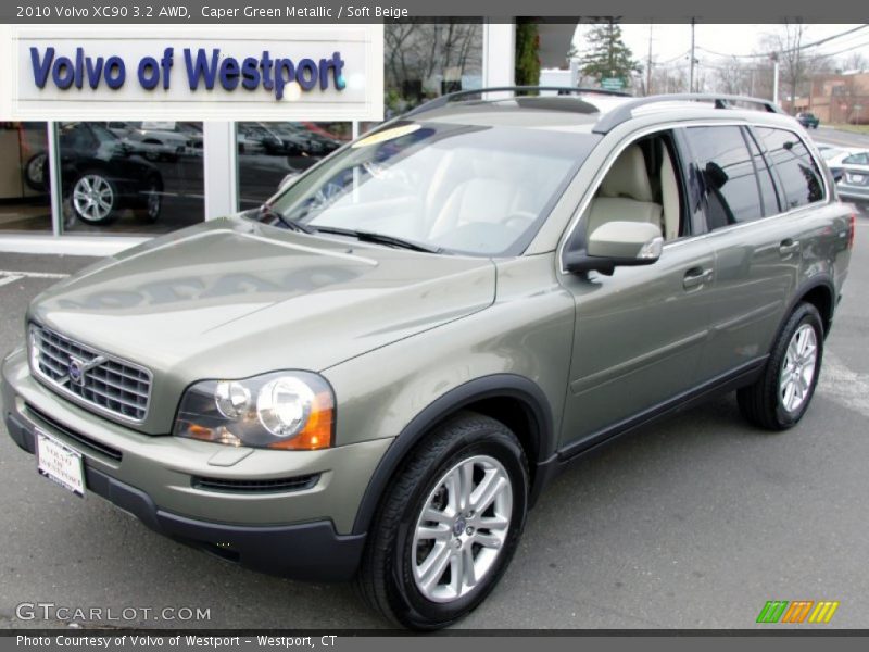 Caper Green Metallic / Soft Beige 2010 Volvo XC90 3.2 AWD