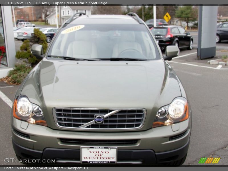 Caper Green Metallic / Soft Beige 2010 Volvo XC90 3.2 AWD