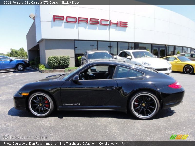 Black / Black 2012 Porsche 911 Carrera GTS Coupe