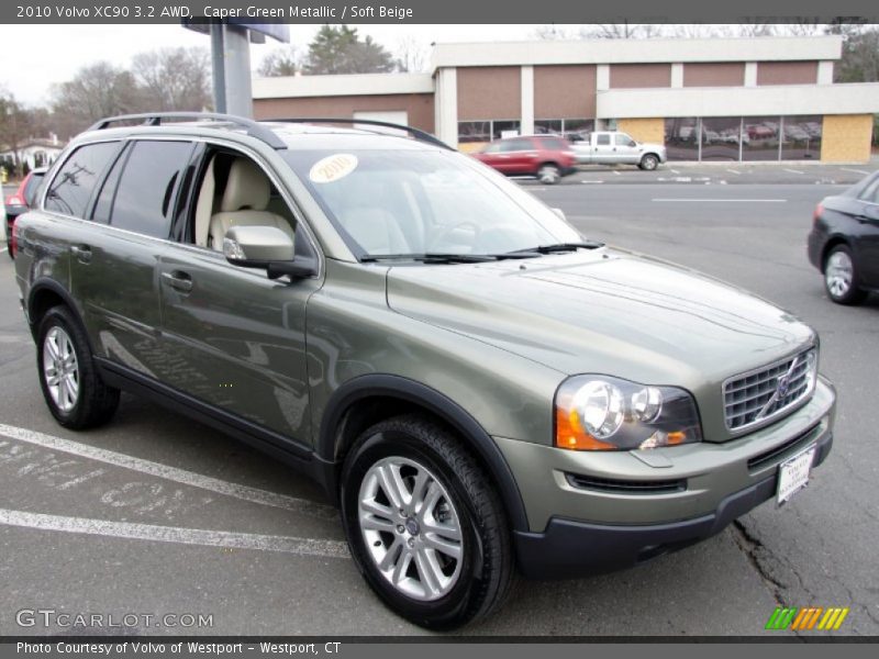 Caper Green Metallic / Soft Beige 2010 Volvo XC90 3.2 AWD