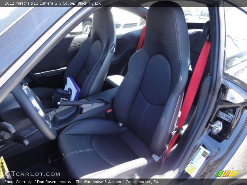  2012 911 Carrera GTS Coupe Black Interior