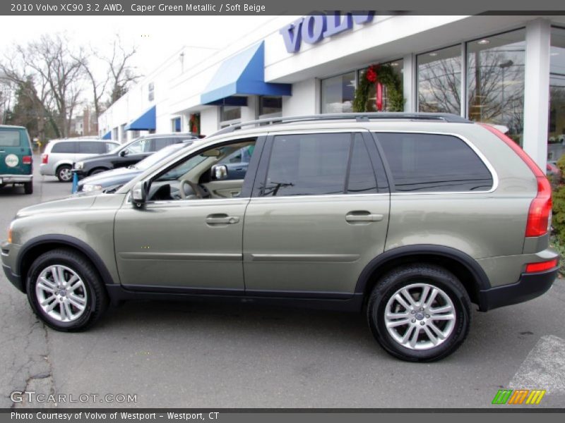 Caper Green Metallic / Soft Beige 2010 Volvo XC90 3.2 AWD