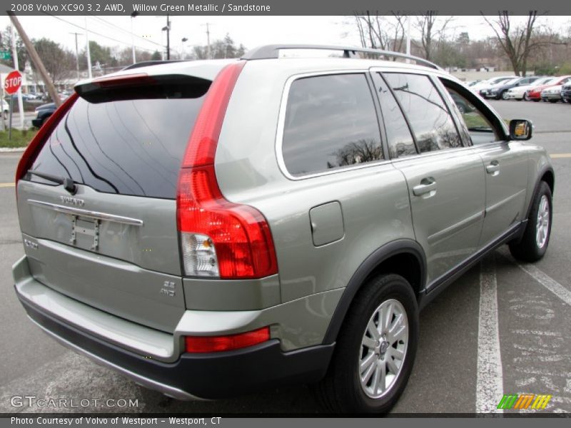 Willow Green Metallic / Sandstone 2008 Volvo XC90 3.2 AWD