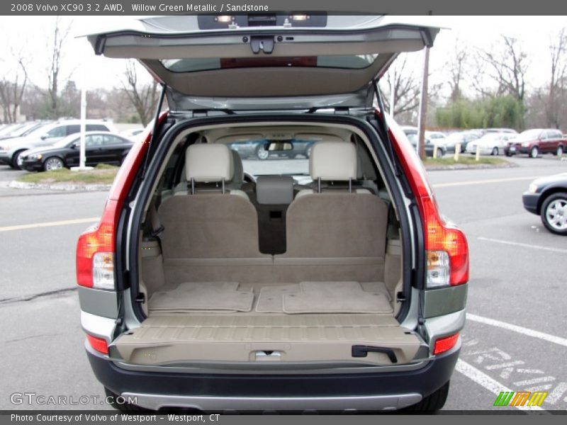 Willow Green Metallic / Sandstone 2008 Volvo XC90 3.2 AWD