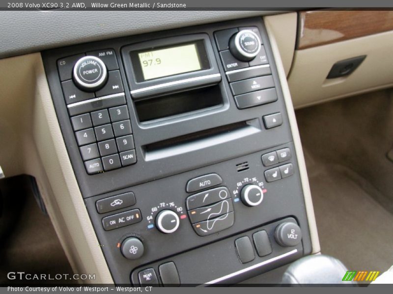 Willow Green Metallic / Sandstone 2008 Volvo XC90 3.2 AWD
