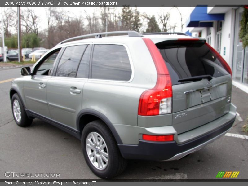 Willow Green Metallic / Sandstone 2008 Volvo XC90 3.2 AWD