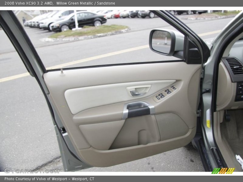 Willow Green Metallic / Sandstone 2008 Volvo XC90 3.2 AWD