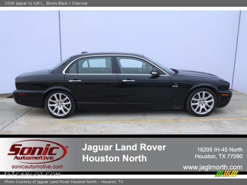 Ebony Black / Charcoal 2008 Jaguar XJ XJ8 L