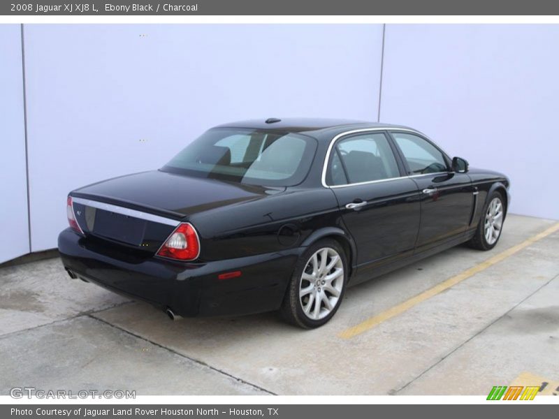 Ebony Black / Charcoal 2008 Jaguar XJ XJ8 L