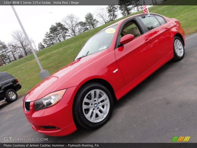 Imola Red / Beige 2006 BMW 3 Series 325xi Sedan
