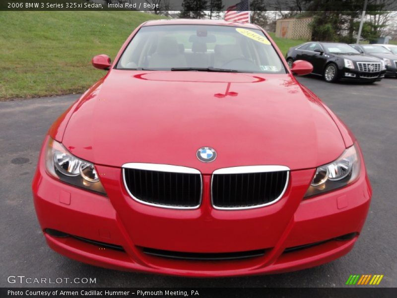 Imola Red / Beige 2006 BMW 3 Series 325xi Sedan