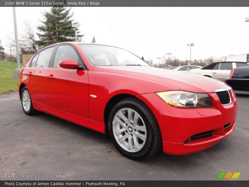 Imola Red / Beige 2006 BMW 3 Series 325xi Sedan