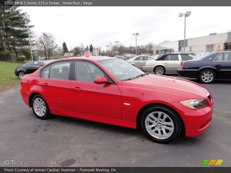 Imola Red / Beige 2006 BMW 3 Series 325xi Sedan