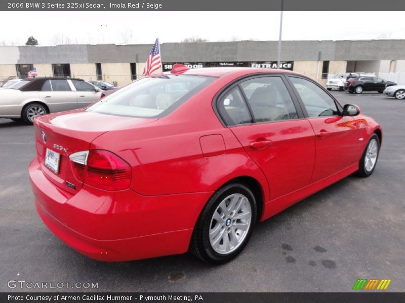 Imola Red / Beige 2006 BMW 3 Series 325xi Sedan