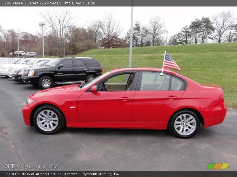 Imola Red / Beige 2006 BMW 3 Series 325xi Sedan