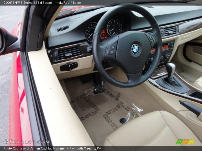 Imola Red / Beige 2006 BMW 3 Series 325xi Sedan