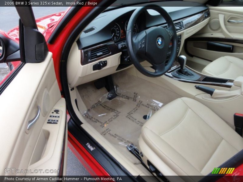 Imola Red / Beige 2006 BMW 3 Series 325xi Sedan