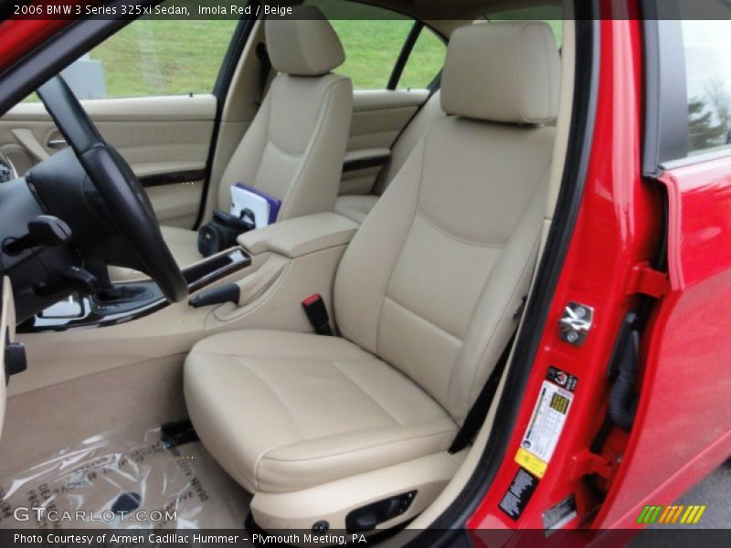 Imola Red / Beige 2006 BMW 3 Series 325xi Sedan