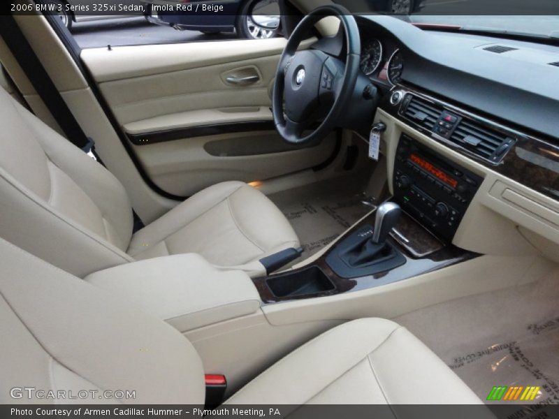 Imola Red / Beige 2006 BMW 3 Series 325xi Sedan