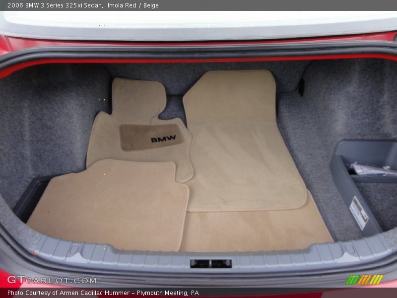 Imola Red / Beige 2006 BMW 3 Series 325xi Sedan