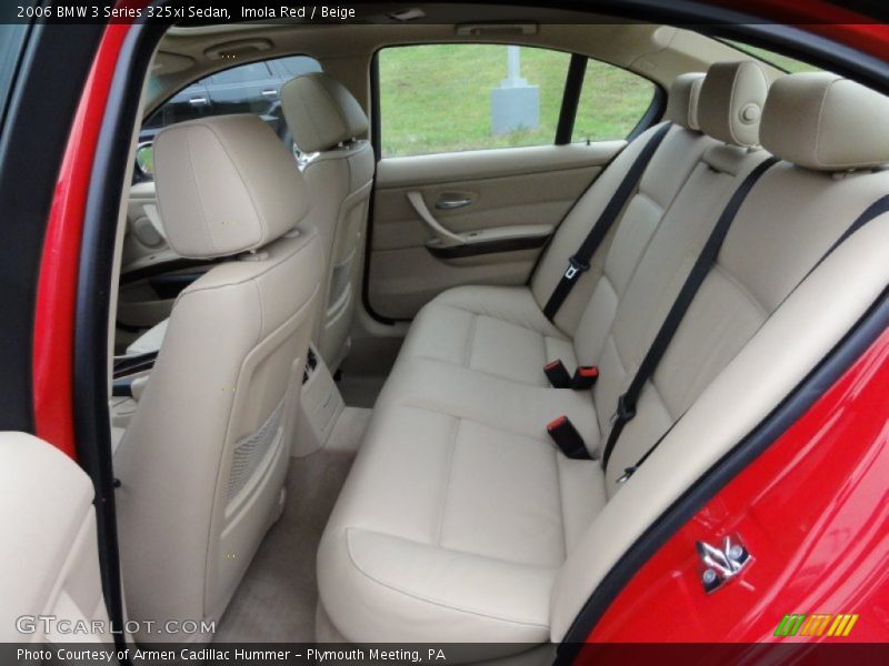 Imola Red / Beige 2006 BMW 3 Series 325xi Sedan