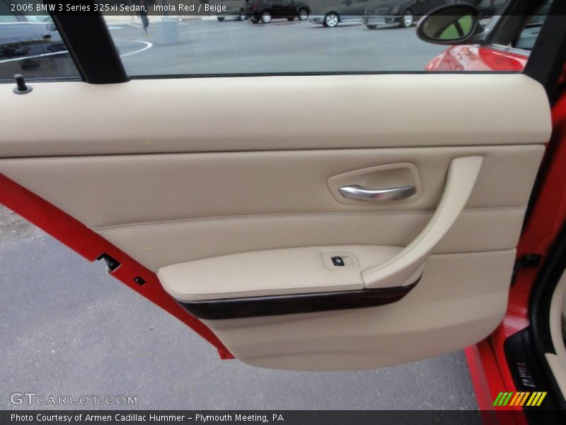 Imola Red / Beige 2006 BMW 3 Series 325xi Sedan