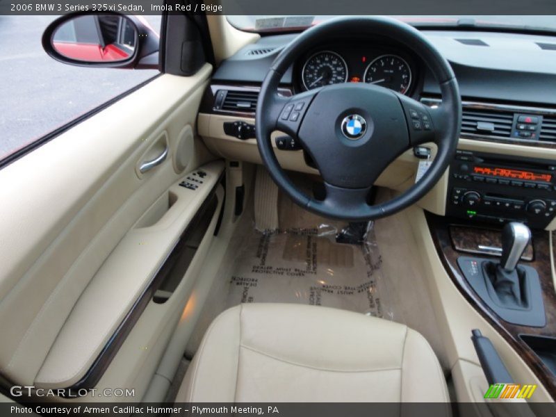 Imola Red / Beige 2006 BMW 3 Series 325xi Sedan