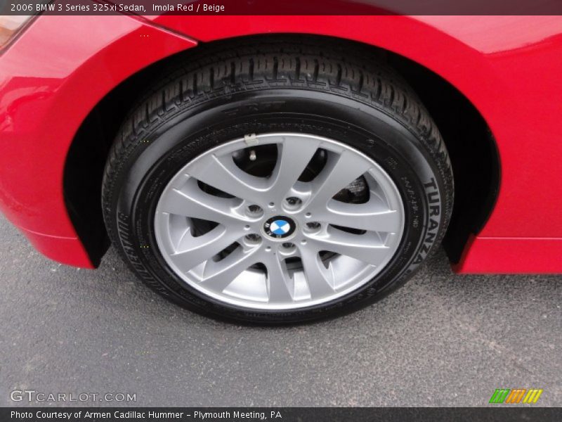 Imola Red / Beige 2006 BMW 3 Series 325xi Sedan