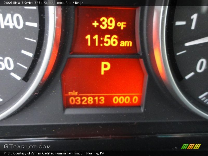 Imola Red / Beige 2006 BMW 3 Series 325xi Sedan