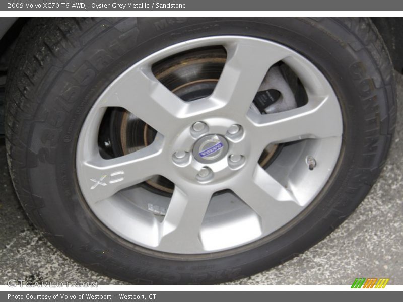 Oyster Grey Metallic / Sandstone 2009 Volvo XC70 T6 AWD