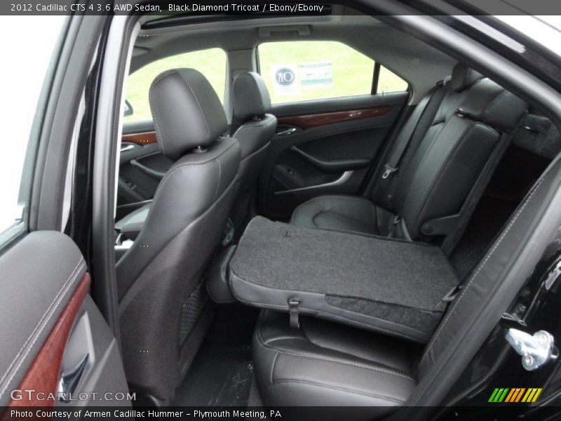 Black Diamond Tricoat / Ebony/Ebony 2012 Cadillac CTS 4 3.6 AWD Sedan