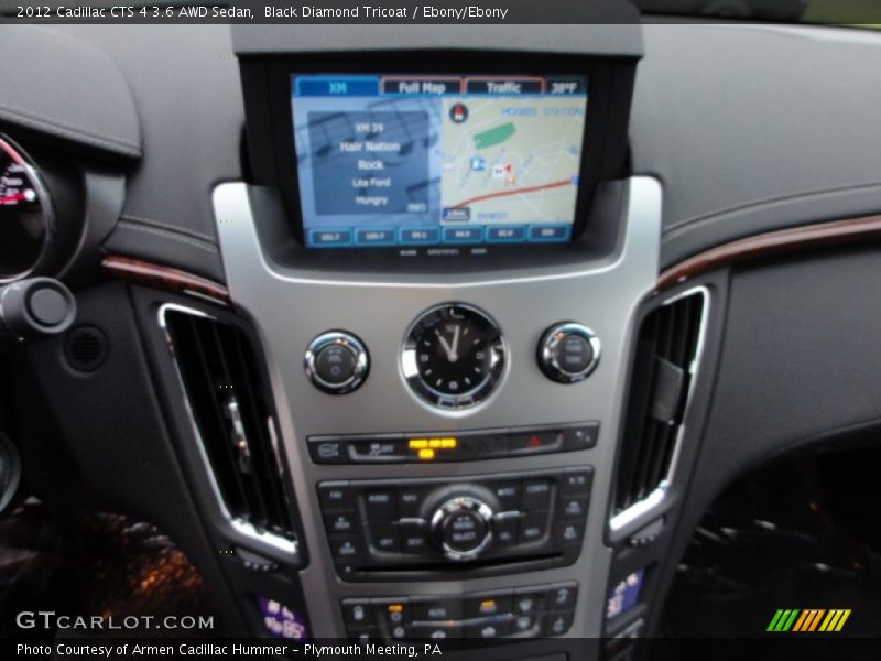 Black Diamond Tricoat / Ebony/Ebony 2012 Cadillac CTS 4 3.6 AWD Sedan