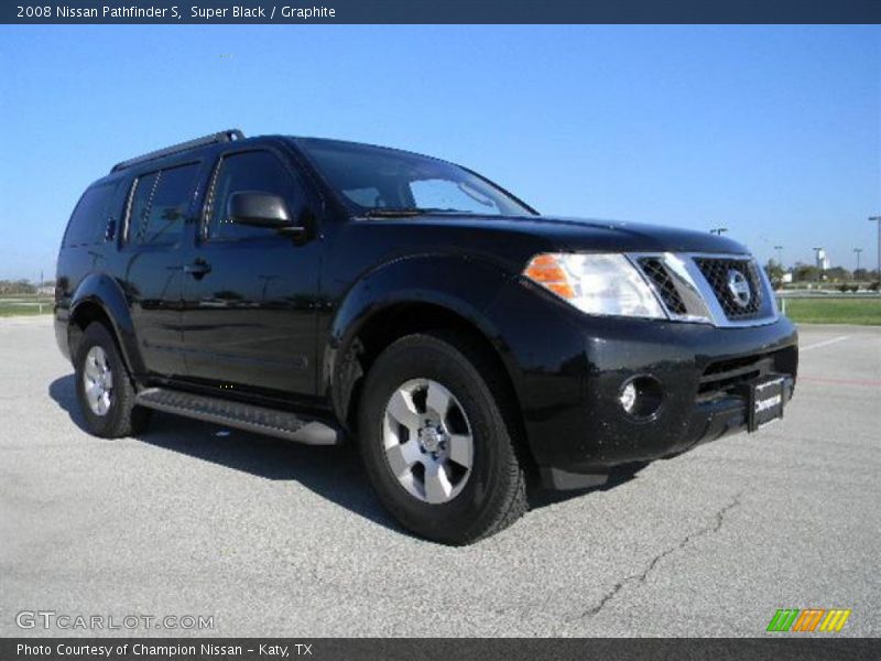 Super Black / Graphite 2008 Nissan Pathfinder S