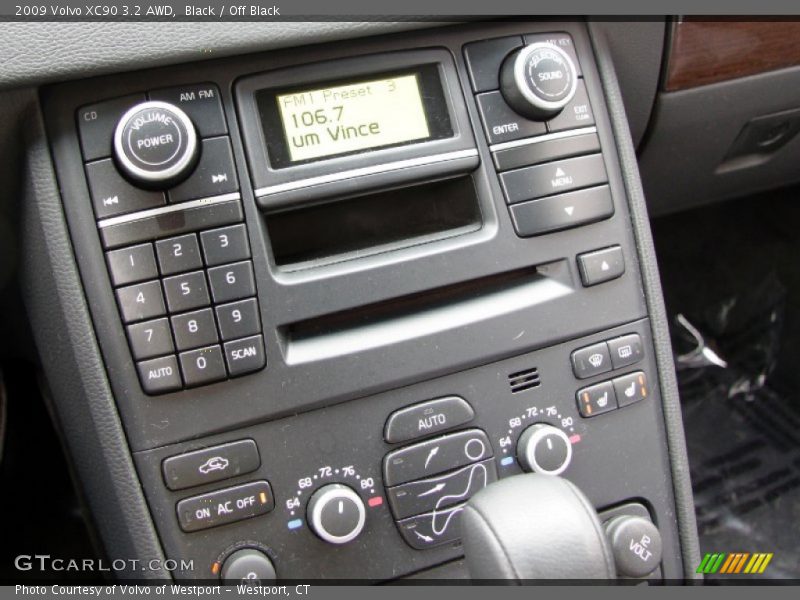 Black / Off Black 2009 Volvo XC90 3.2 AWD
