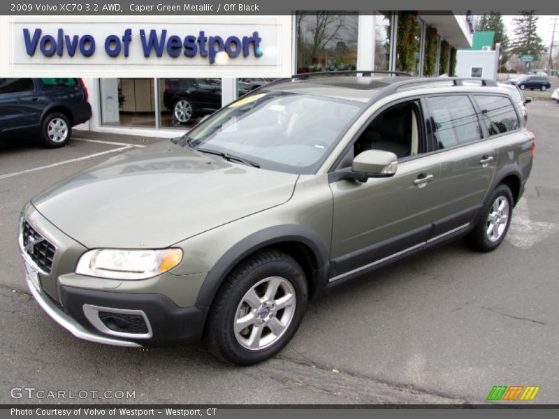 Caper Green Metallic / Off Black 2009 Volvo XC70 3.2 AWD