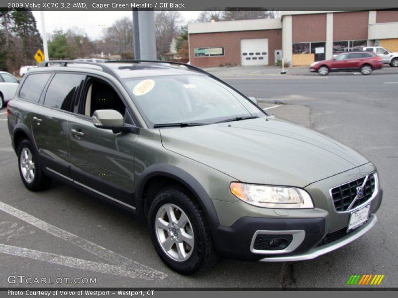 Caper Green Metallic / Off Black 2009 Volvo XC70 3.2 AWD