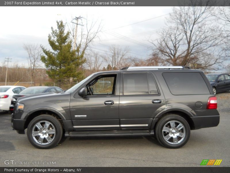 Carbon Metallic / Charcoal Black/Caramel 2007 Ford Expedition Limited 4x4
