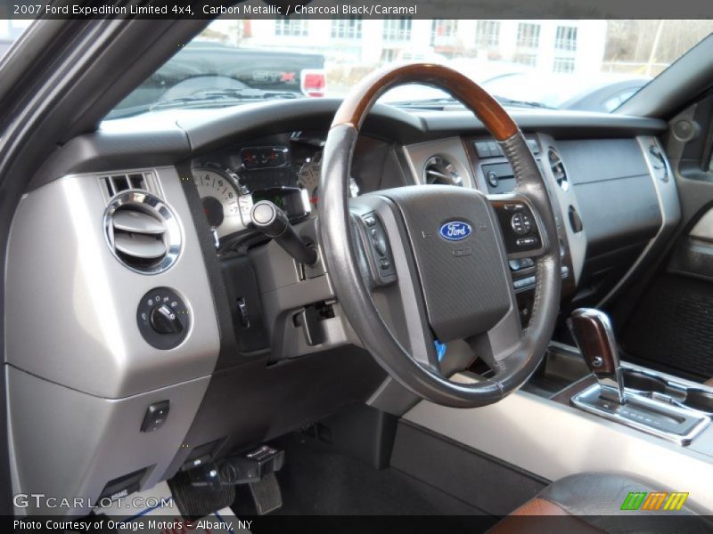 Carbon Metallic / Charcoal Black/Caramel 2007 Ford Expedition Limited 4x4
