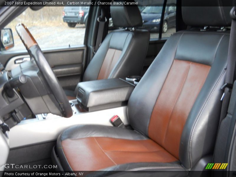 Carbon Metallic / Charcoal Black/Caramel 2007 Ford Expedition Limited 4x4
