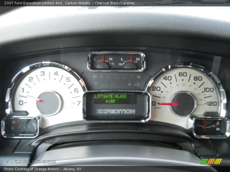 Carbon Metallic / Charcoal Black/Caramel 2007 Ford Expedition Limited 4x4