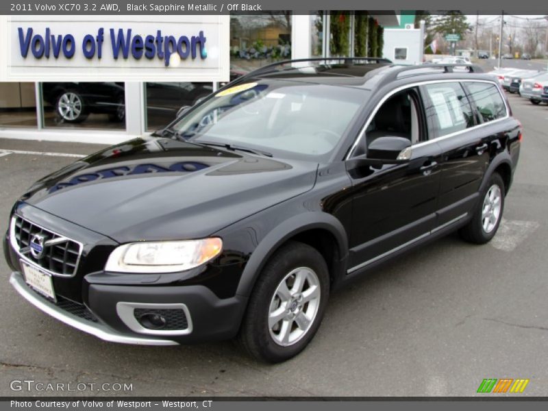 Black Sapphire Metallic / Off Black 2011 Volvo XC70 3.2 AWD