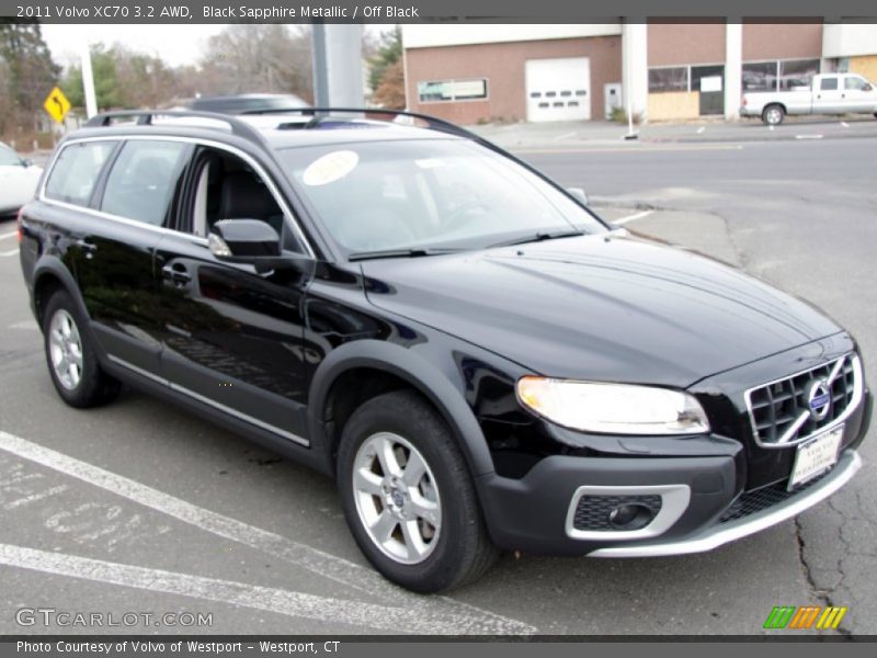 Black Sapphire Metallic / Off Black 2011 Volvo XC70 3.2 AWD