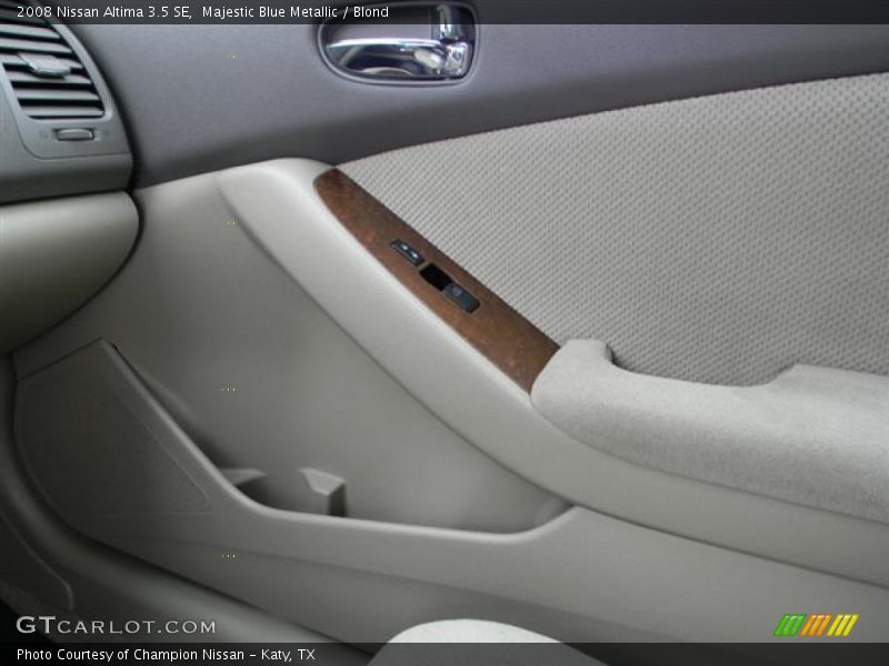 Majestic Blue Metallic / Blond 2008 Nissan Altima 3.5 SE